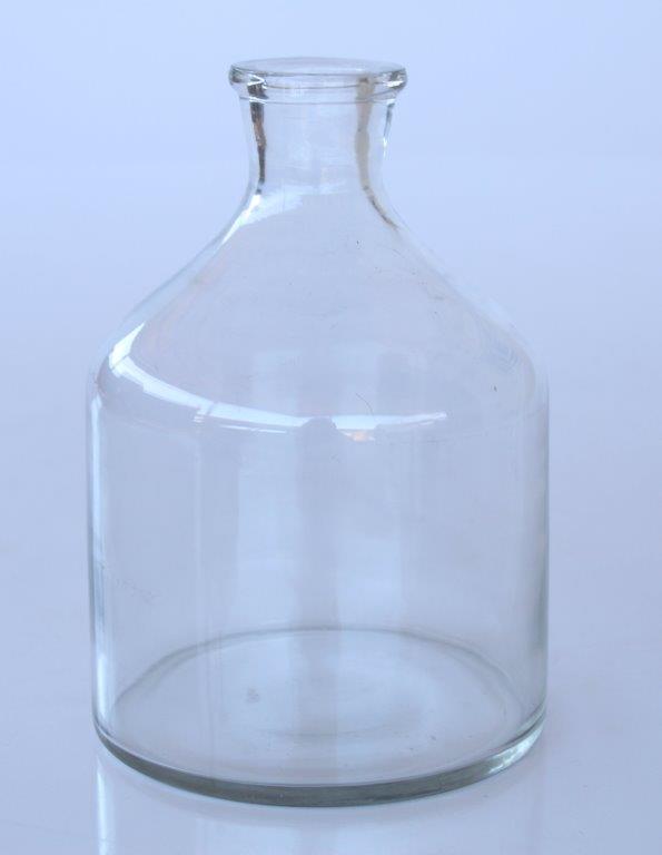 Small Clear Glass Herbal Vase